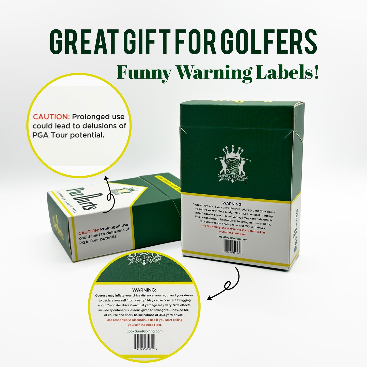 Par Darts Cigarette Golf Tees
