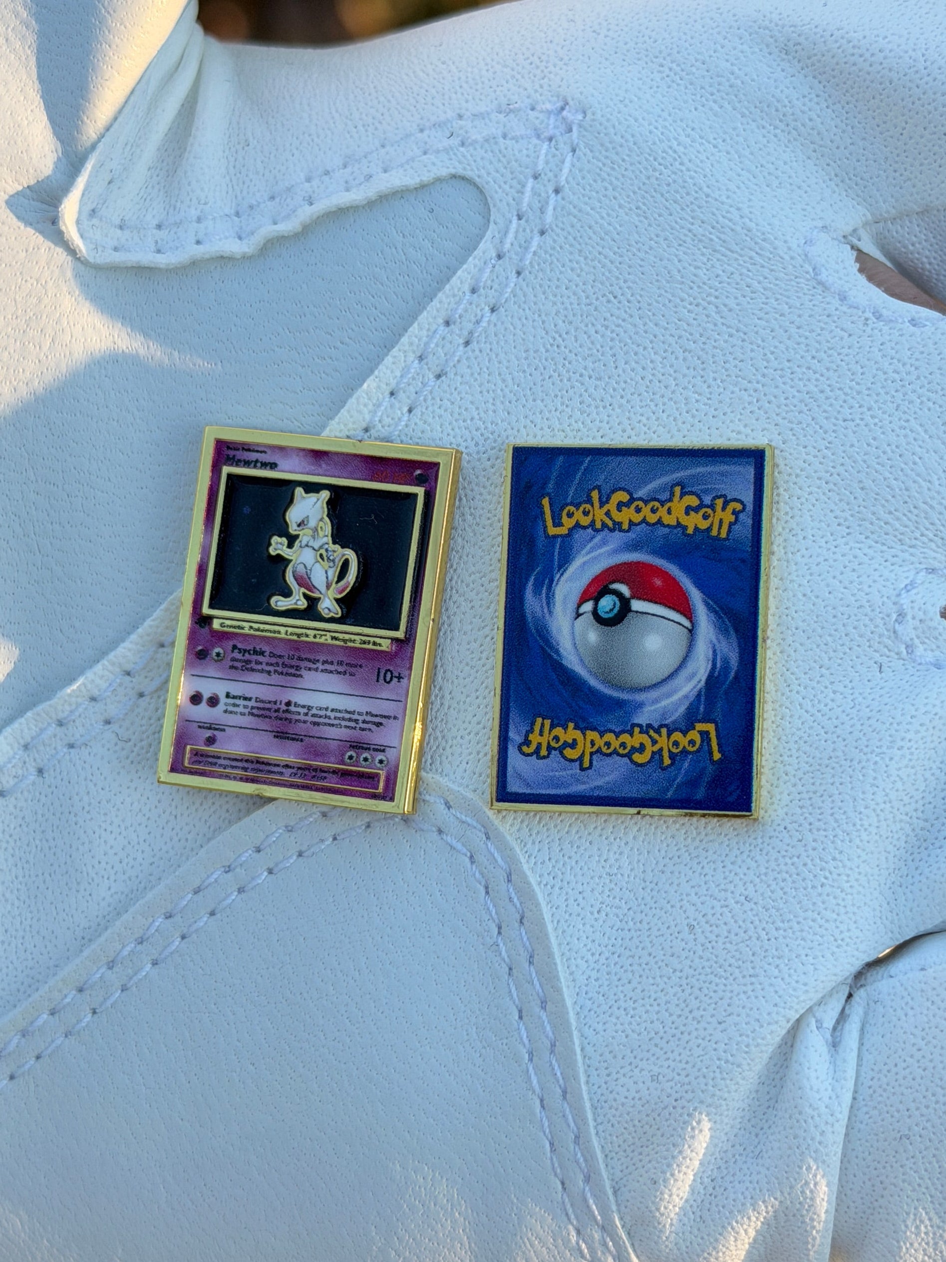 MewTwo Pokemon Inspired Golf Ball Marker