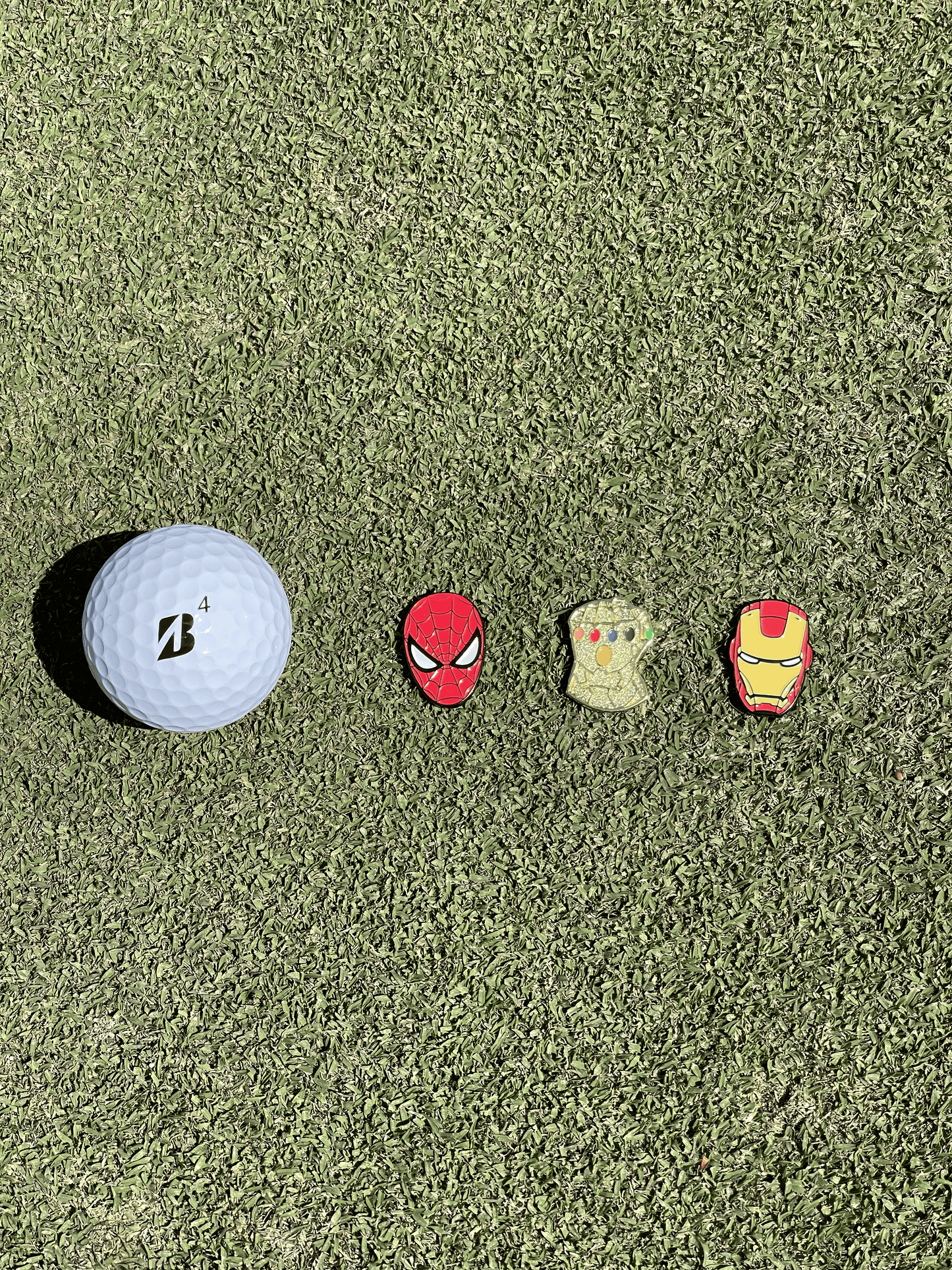 Marvel Super Heros Golf Ball Markers 3 Pack