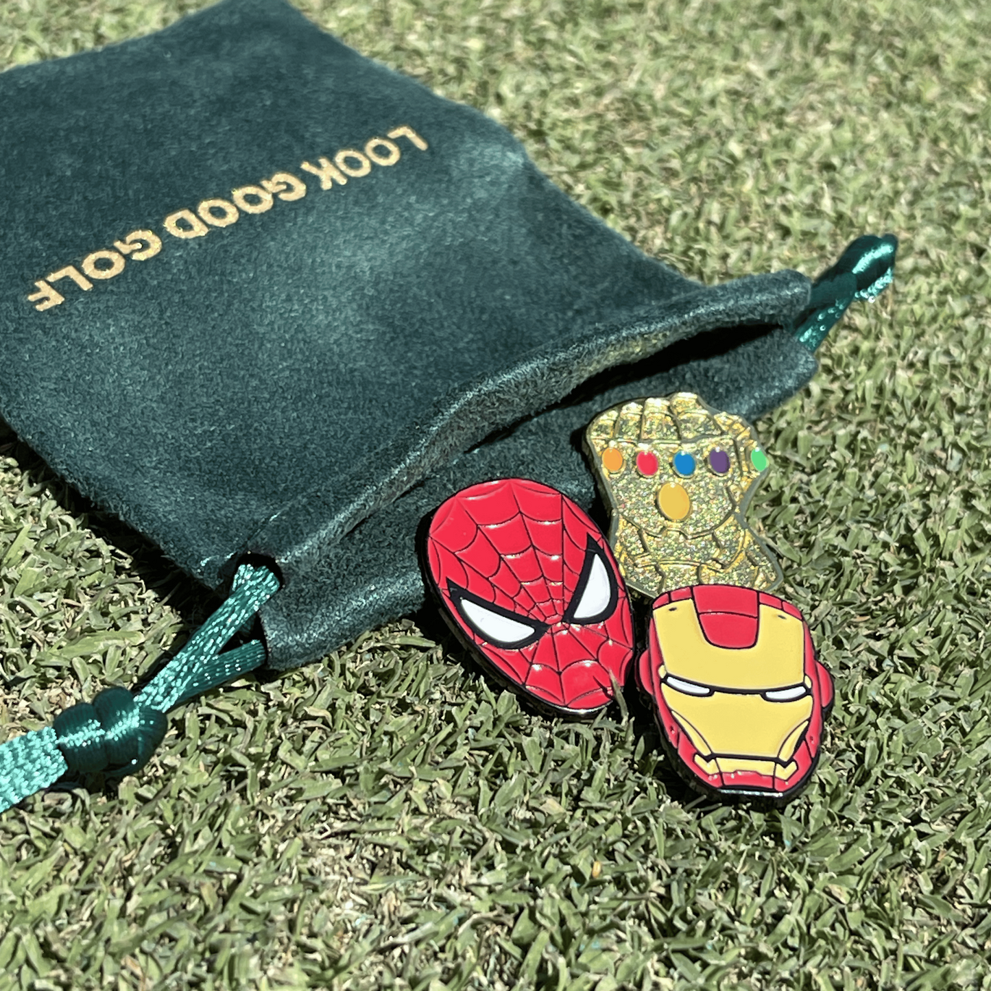 Marvel Super Heros Golf Ball Markers 3 Pack