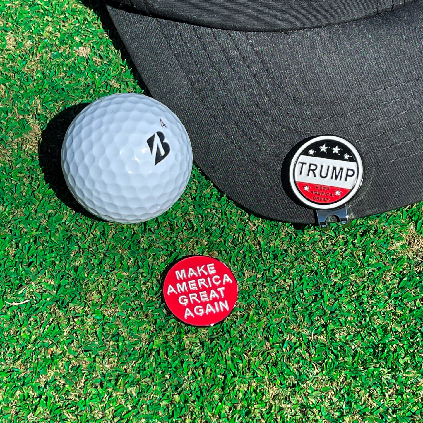 MAGA Donald Trump Golf Ball Markers (2-Pack)