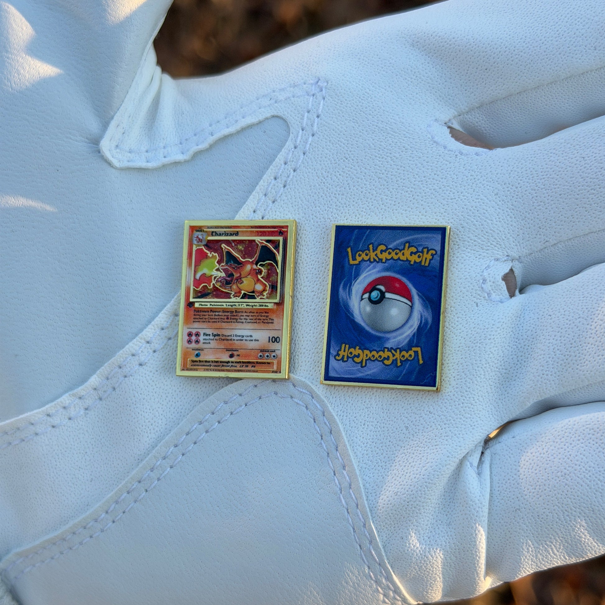 pokemon card marker Charizard Pokemon Inspired Golf Ball Marker