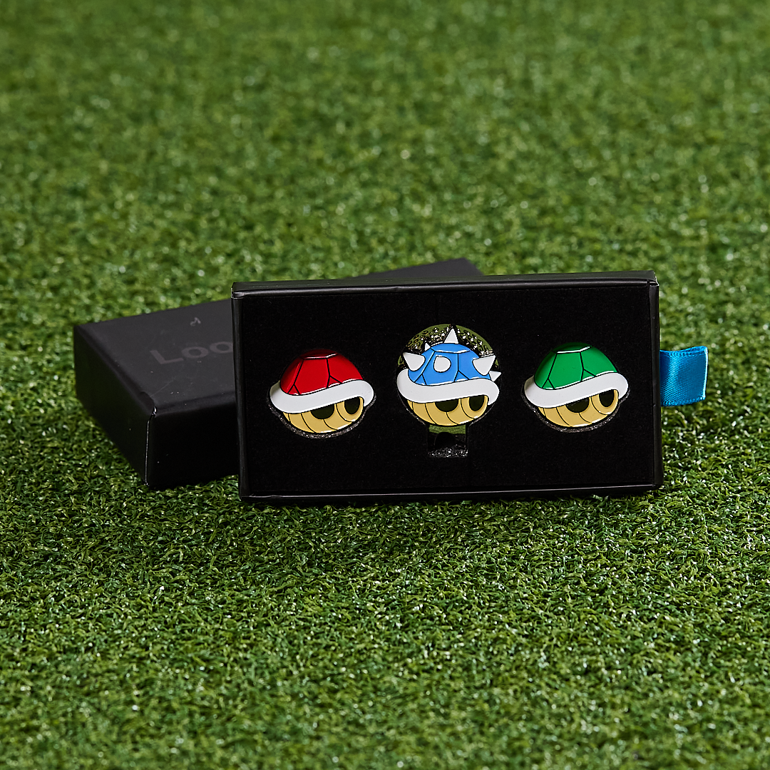 Triple Shell Golf Ball Markers Set of 3 | Awesome Golf Gift Idea
