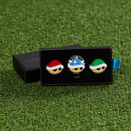 Triple Shell Golf Ball Markers Set of 3 | Awesome Golf Gift Idea