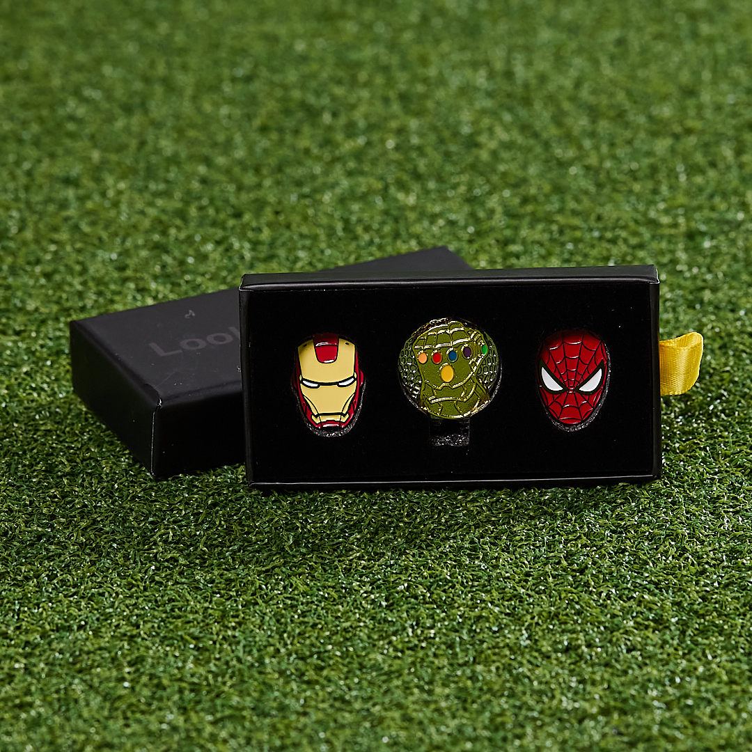 Marvel Super Heros Golf Ball Markers 3 Pack